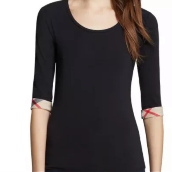 Burberry Tops - Burberry bundle blah and gray checkered